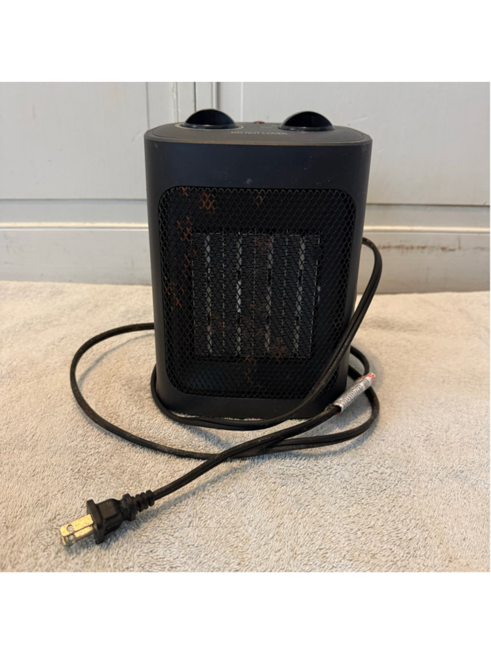 JNF15-3A 1500W Portable Ceramic Space Heater Fan Thermostat Tested Works Good